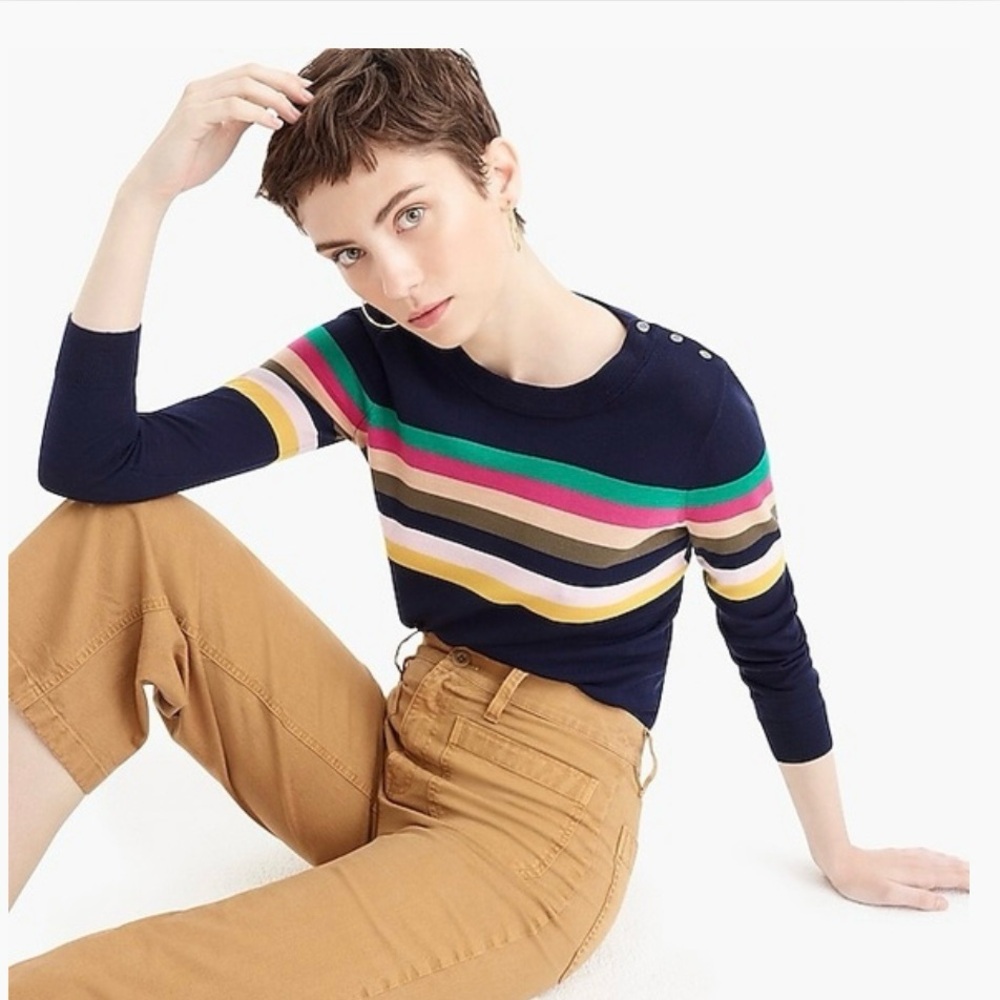 J Crew Merino Tippi Sweater L